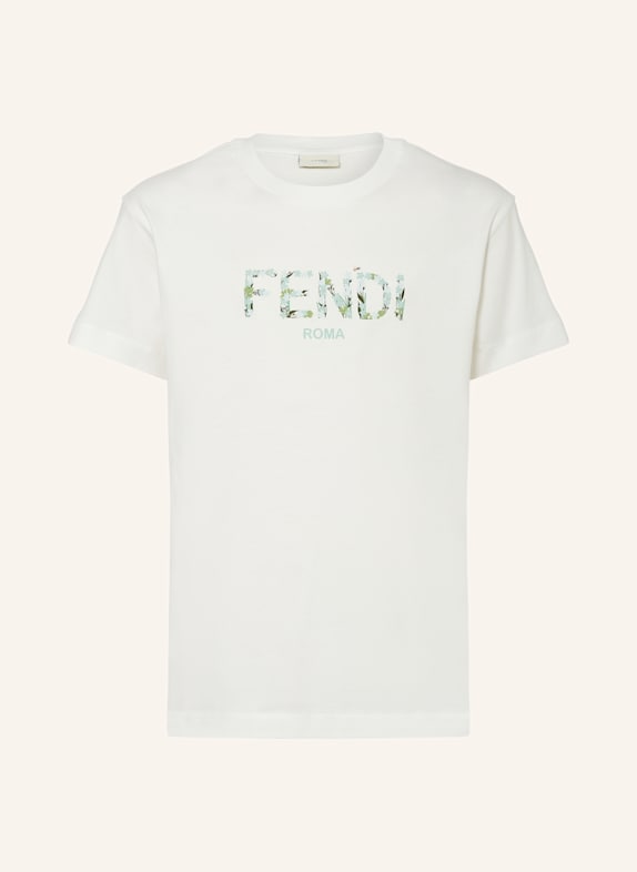 FENDI T-shirt BIAŁY