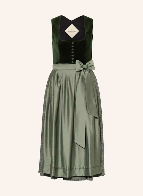 Heimatglück Tracht Dirndl MATHILDA DARK GREEN/ GREEN