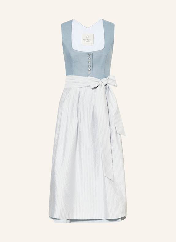 Heimatglück Tracht Dirndl HANNELORA HELLBLAU