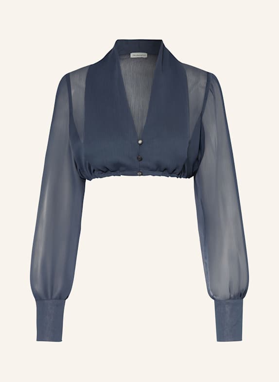 Heimatglück Tracht Dirndlbluse KELLY GRAU