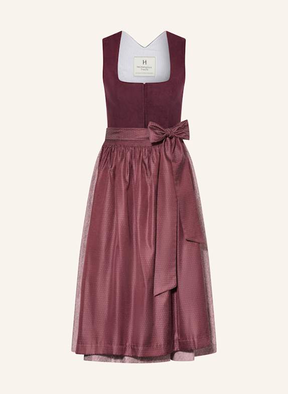 Heimatglück Tracht Dirndl ANNA DARK RED/ LIGHT RED