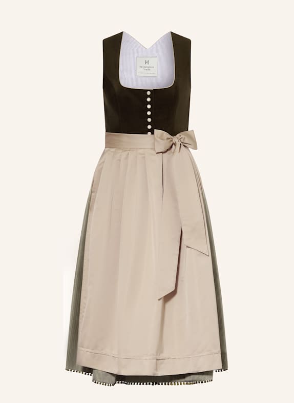 Heimatglück Tracht Dirndl MARIE OLIVE/ LIGHT GREEN