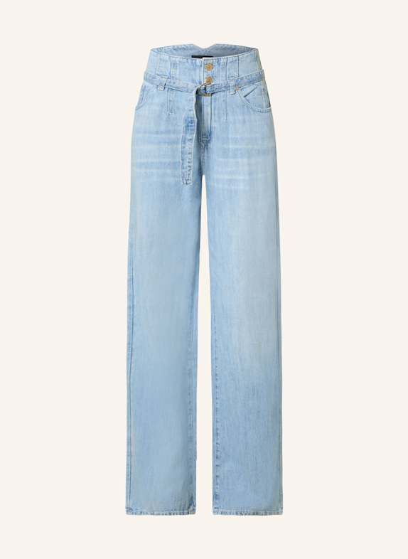 7 for all mankind Wide Leg Jeans mit Leinen Kansas