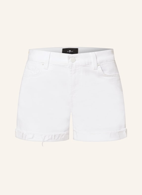 7 for all mankind Jeansshorts WEISS