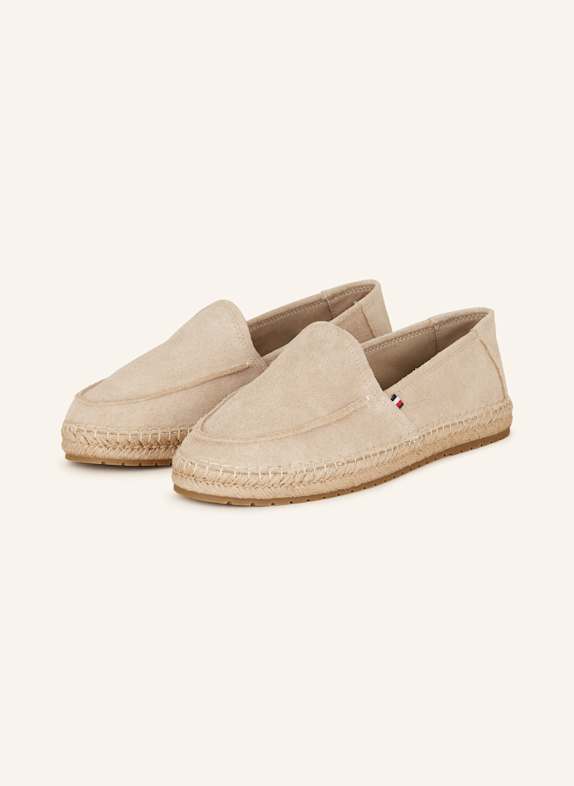 TOMMY HILFIGER Espadryle BEŻOWY