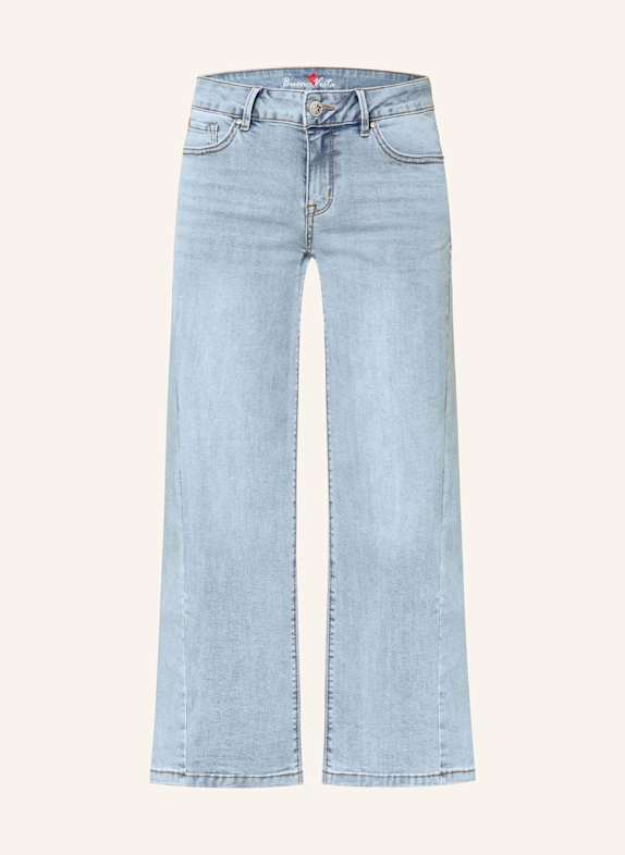 Buena Vista Jeans-Culotte ITALY PALAZZO 4392 light stone