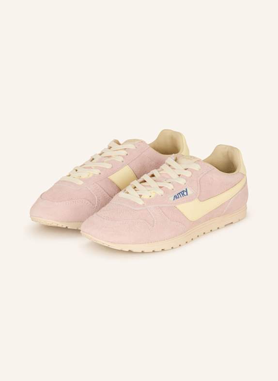 AUTRY Sneakersy WINDSPIN WIFE BLADORÓŻOWY/ ECRU