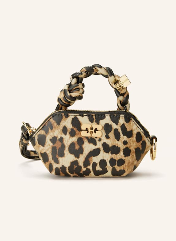 GANNI Bag charm BROWN