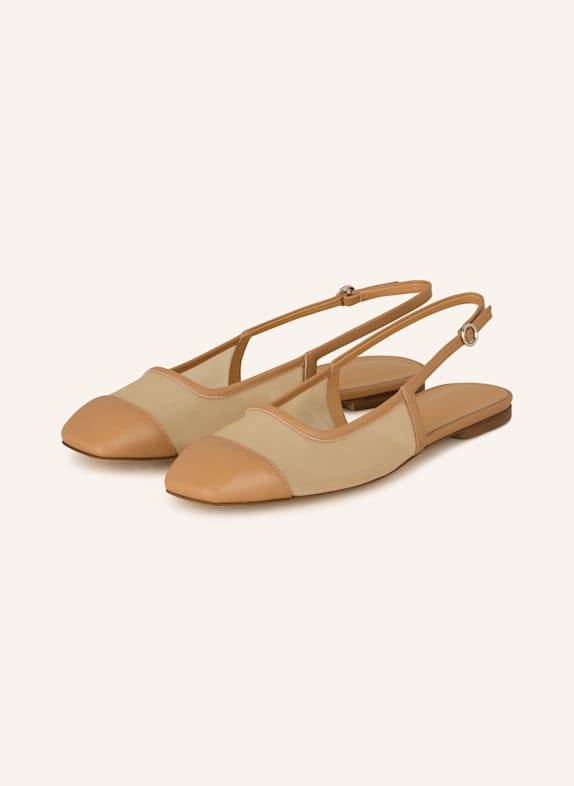 Aeyde Slingballerinas GERALDINE CAMEL