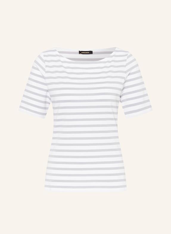 MORE & MORE T-Shirt WEISS/ GRAU