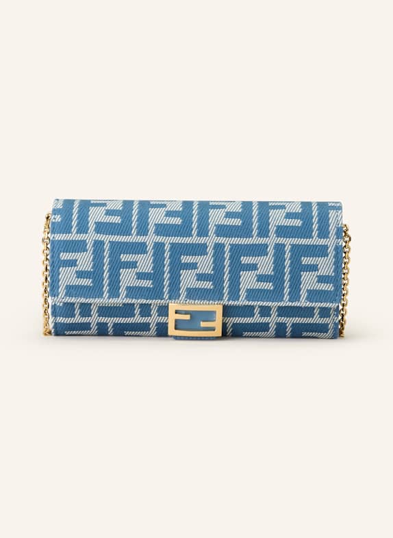 FENDI Wallet BAGUETTE TURQUOISE/ WHITE