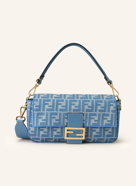 FENDI Shoulder bag BAGUETTE LIGHT BLUE
