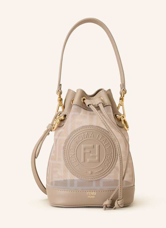 FENDI Pouch bag MON TRESOR MINI TAUPE