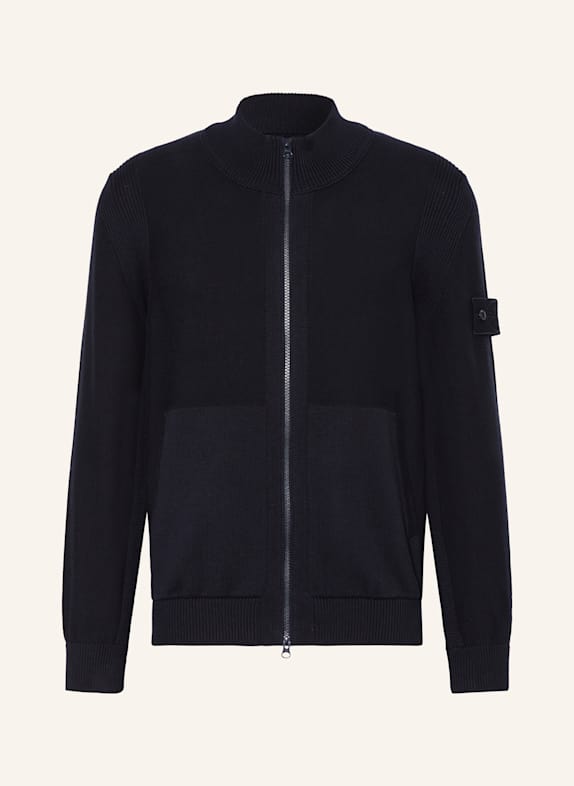 STONE ISLAND Strickjacke GHOST DUNKELBLAU