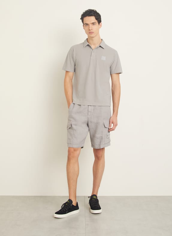 STONE ISLAND Jersey-Poloshirt GHOST HELLGRAU