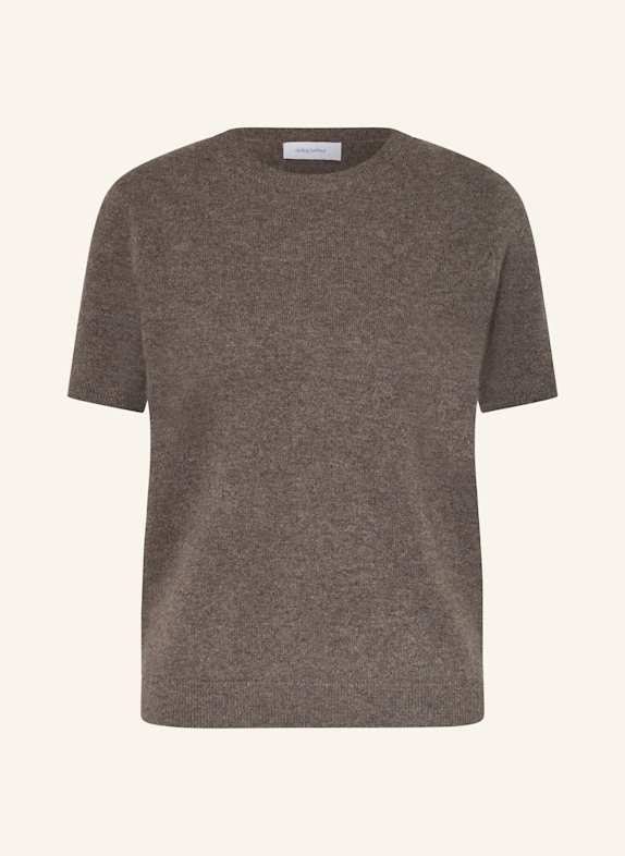 darling harbour Strickshirt aus Cashmere TAUPE