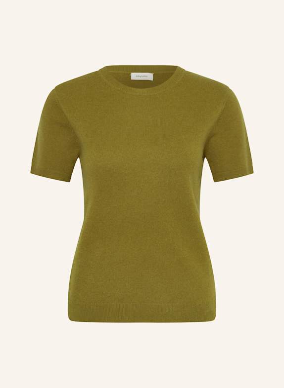 darling harbour Strickshirt aus Cashmere lodengrün