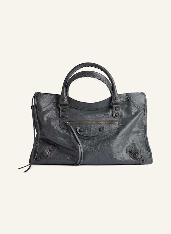 BALENCIAGA Torebka LE CITY BAG MEDIUM CZARNY/ CZIEMNOSZARY