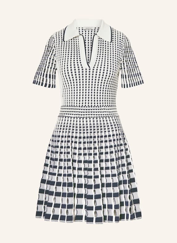 SIMKHAI Kleid TOVI DUNKELBLAU/ ECRU