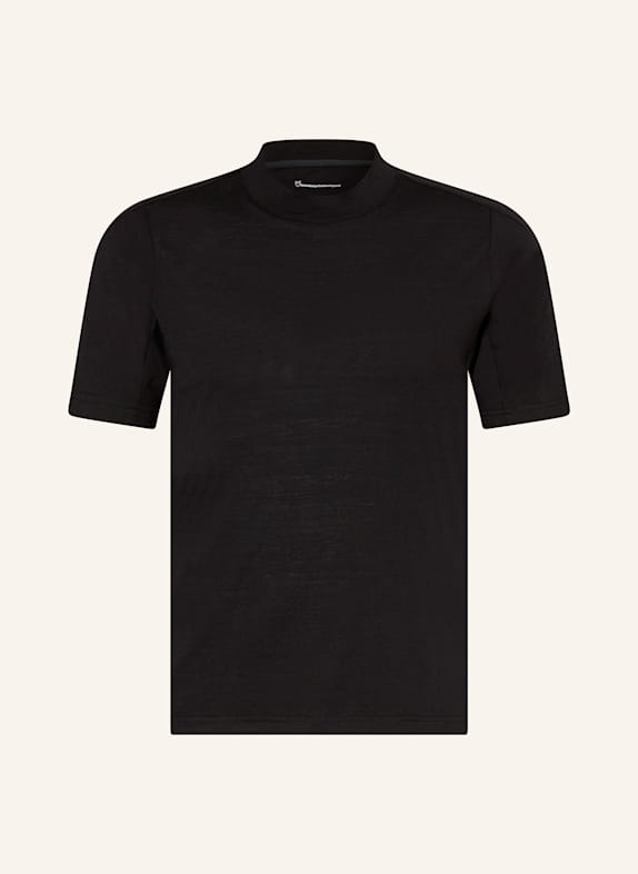 KnowledgeCotton Apparel T-Shirt CLEAVER SCHWARZ