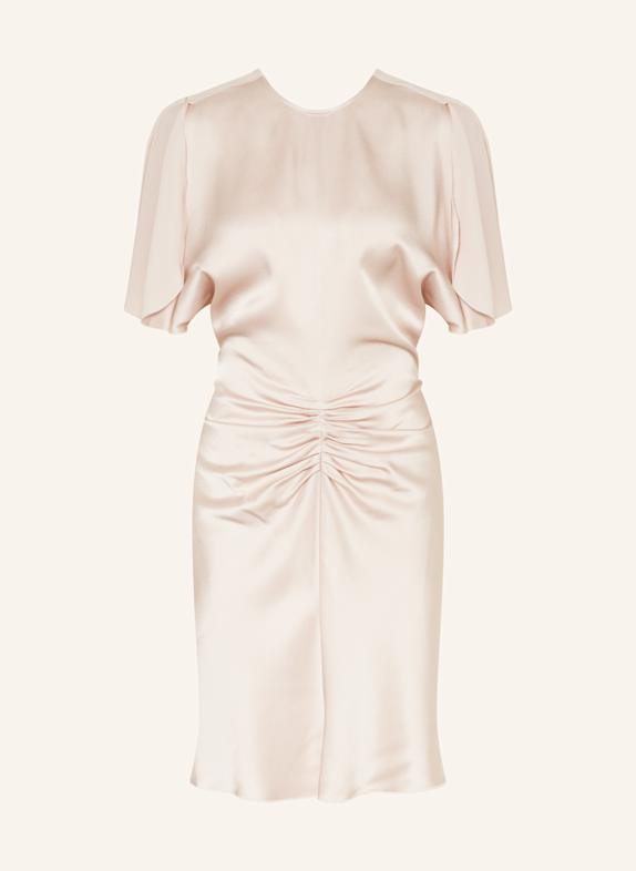 VICTORIA BECKHAM Satinkleid ROSÉ