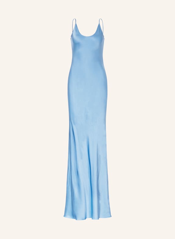 VICTORIA BECKHAM Abendkleid aus Satin HELLBLAU