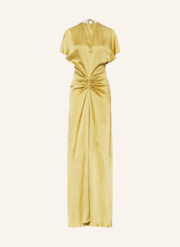 VICTORIA BECKHAM Abendkleid aus Satin OLIV
