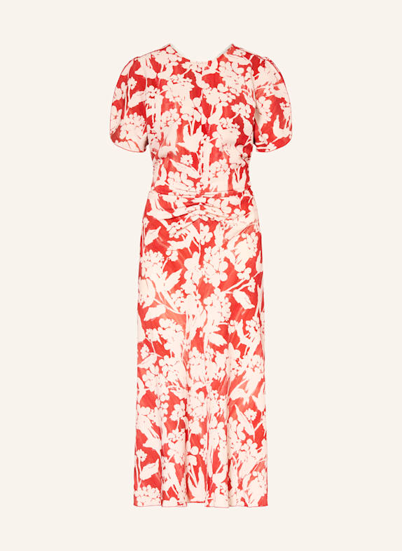 VICTORIA BECKHAM Kleid WEISS/ ROT