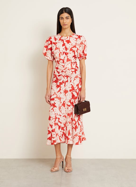 VICTORIA BECKHAM Dress WHITE/ RED