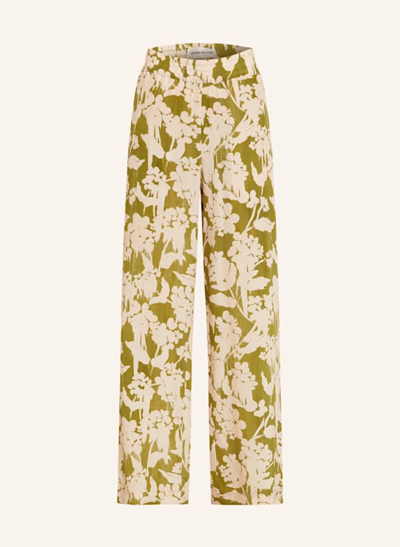 VICTORIA BECKHAM Marlenehose aus Seide 9353 PARAKEET / BLUSH