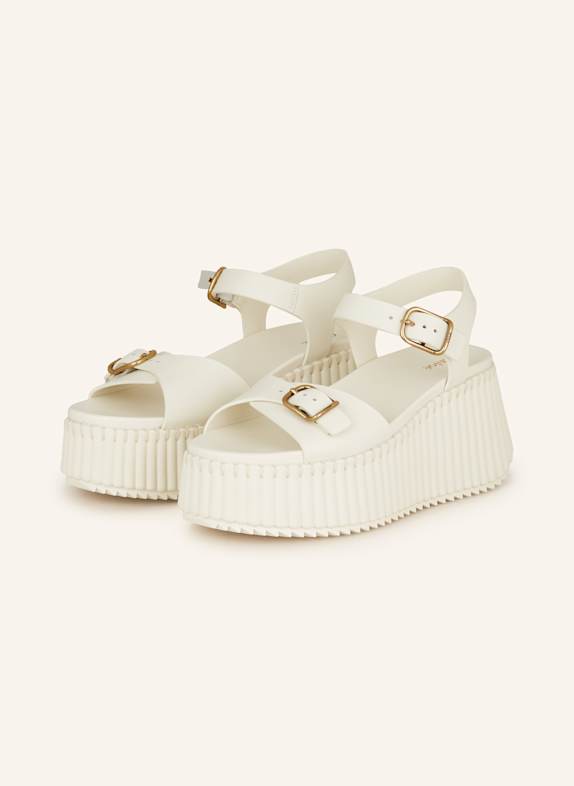 Chloé Plateau-Sandalen NAMA WEISS