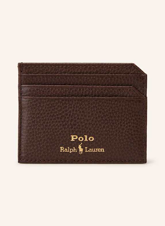 POLO RALPH LAUREN Kartenetui DUNKELBRAUN