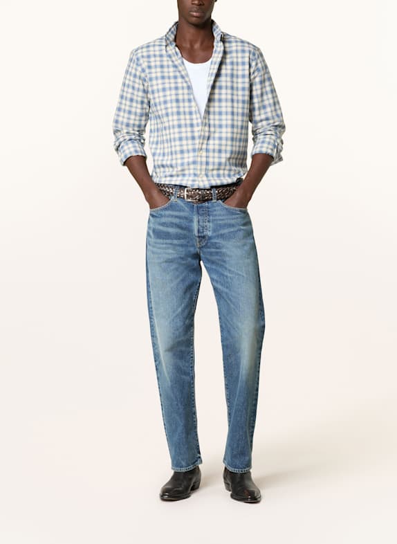 POLO RALPH LAUREN Oxford overhemd Classic Fit BLAUW / CRÈME