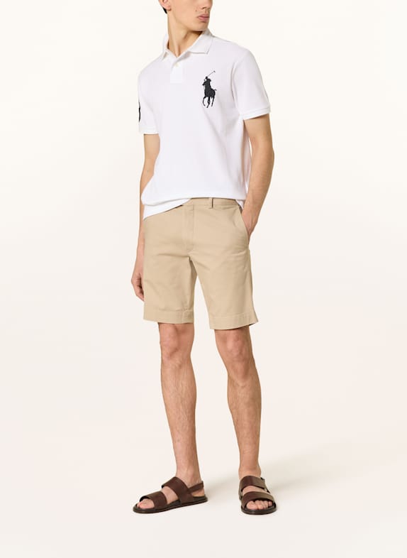 POLO RALPH LAUREN Piqué poloshirt Custom Slim Fit CRÈME