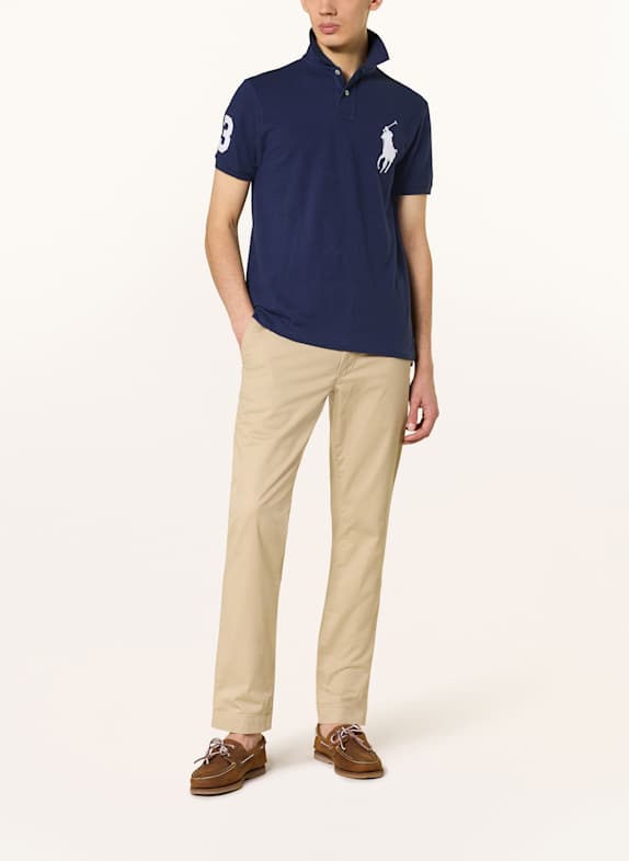 POLO RALPH LAUREN Piqué poloshirt Custom Slim Fit DONKERBLAUW