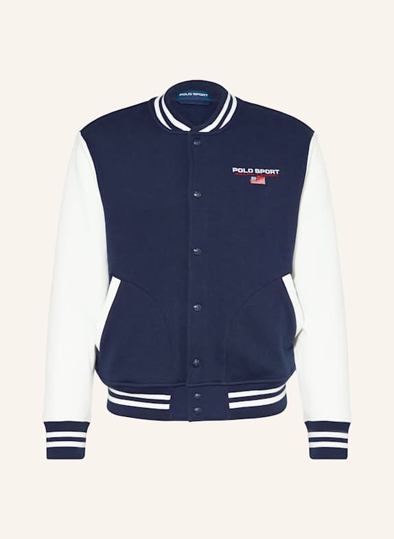 POLO SPORT College-Jacke DUNKELBLAU/ WEISS