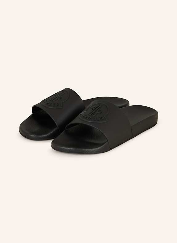 MONCLER Pantoletten BASILE SCHWARZ