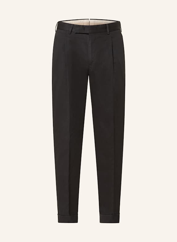 PT TORINO Chino Rebel Fit mit Leinen SCHWARZ