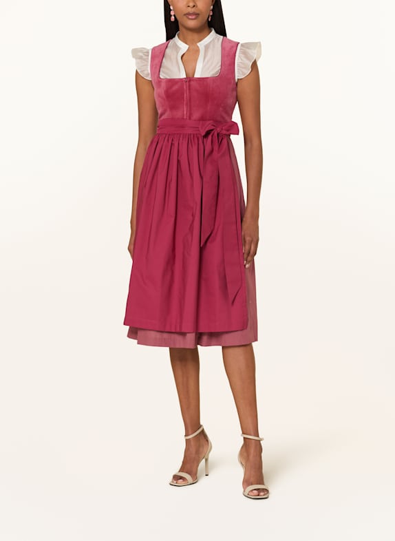 LIMBERRY Dirndlbluse VALERIA TRANSPARENT WEISS