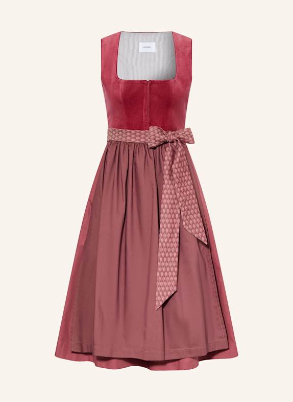 LIMBERRY Dirndl HACKERL DUNKELROT/ HELLROT