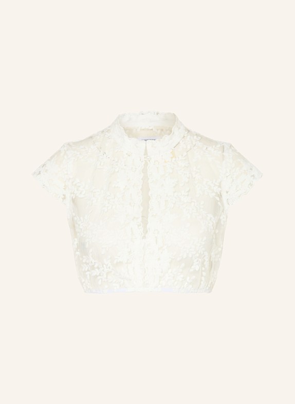 LIMBERRY Dirndlbluse aus Spitze WEISS