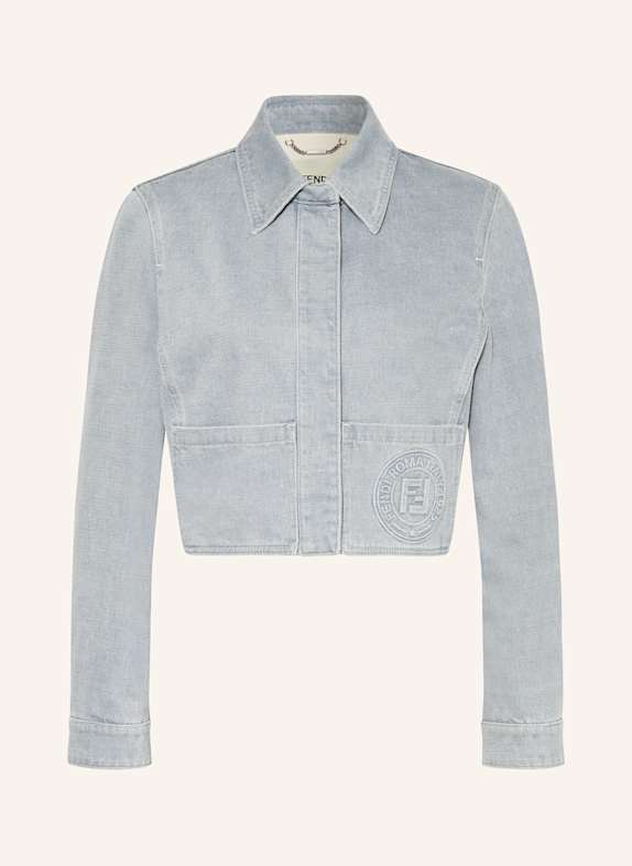 FENDI Kurtka jeansowa JASNONIEBIESKI