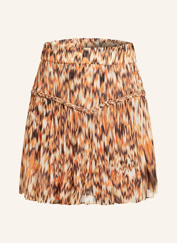 ISABEL MARANT Rock ROUMI ORANGE/ SCHWARZ/ ECRU