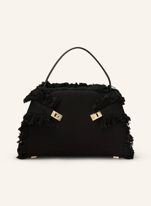 FERRAGAMO Handtasche HUG MEDIUM SCHWARZ