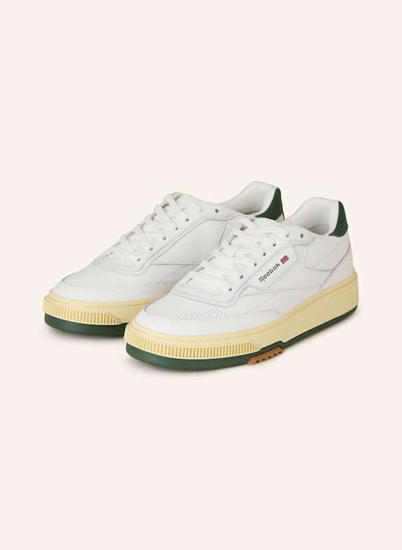 Reebok Sneakersy CLUB C LTD VINTAGE BIAŁY/ CIEMNOZIELONY/ ECRU