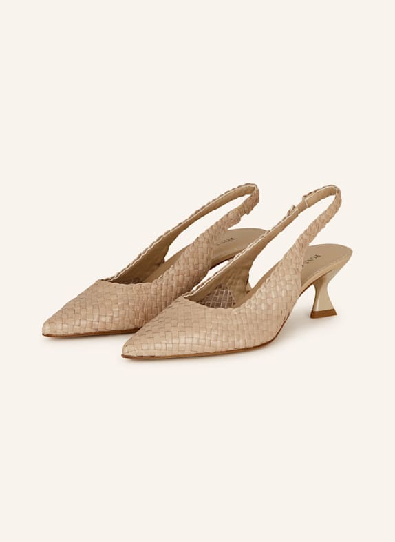 PONS QUINTANA Slingpumps HELLBRAUN