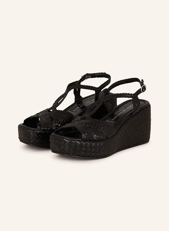 PONS QUINTANA Wedges BLACK
