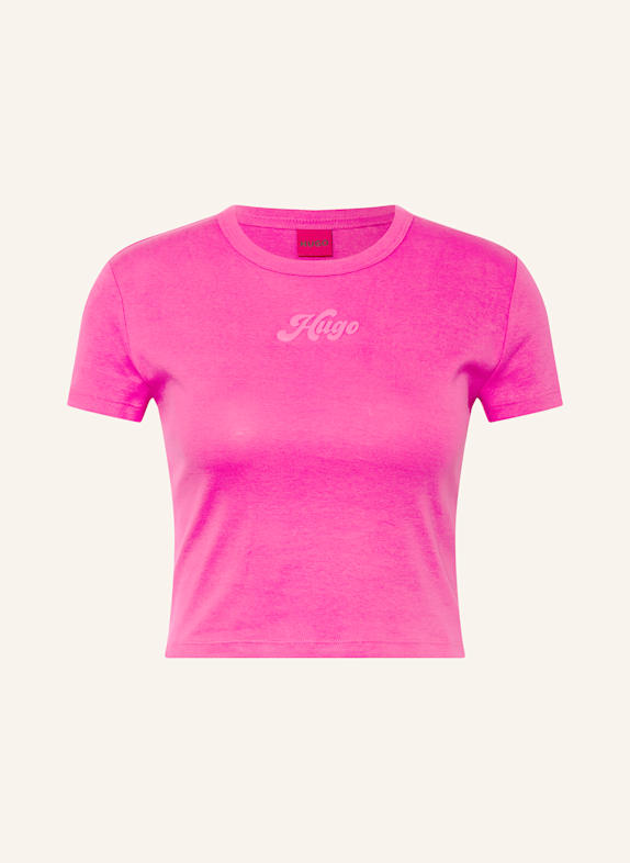 HUGO Cropped-Shirt DELANOR PINK