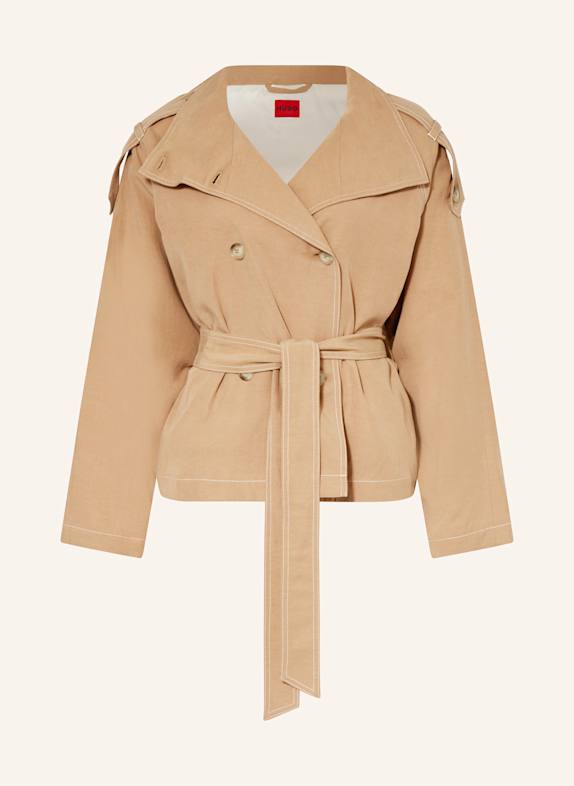 HUGO Kastenjacke ACLARA CAMEL