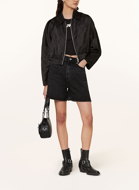 HUGO Jeansshorts GELITA 004 BLACK